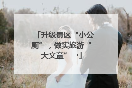升级景区“小公厕”，做实旅游“大文章”→